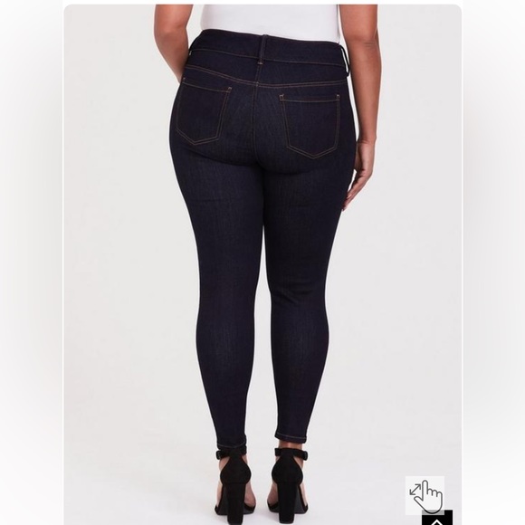 Torrid Jegging Skinny Super Stretch High-Rise Jean Size 14 Color Ozone - Picture 3 of 3